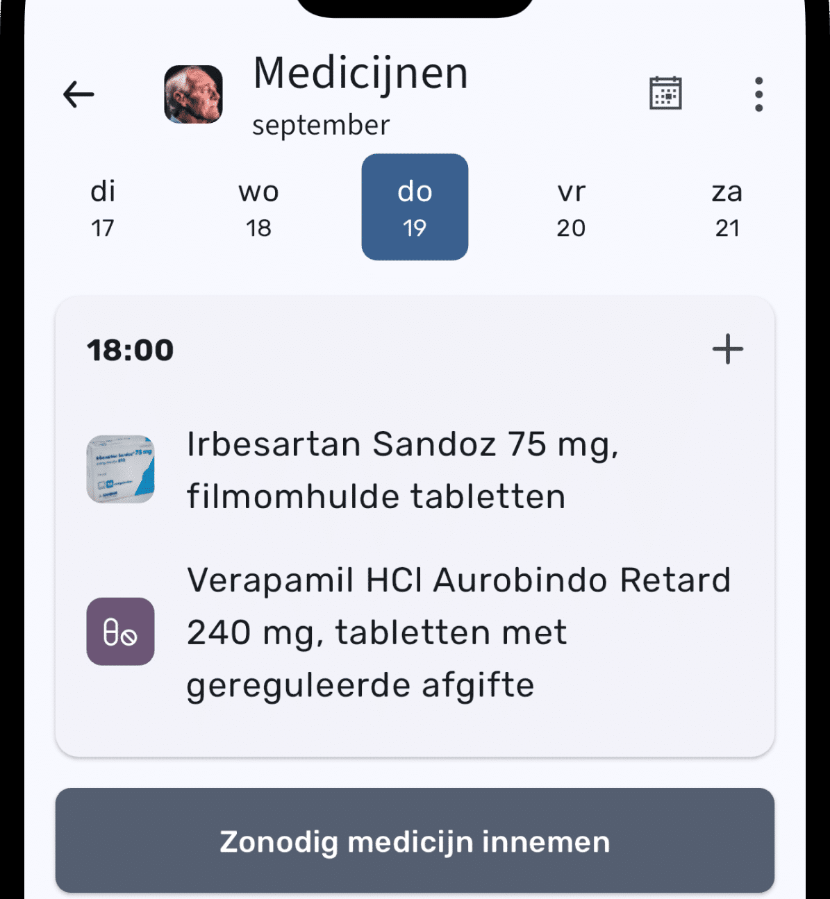 medicatie bijhouden mantelzorger